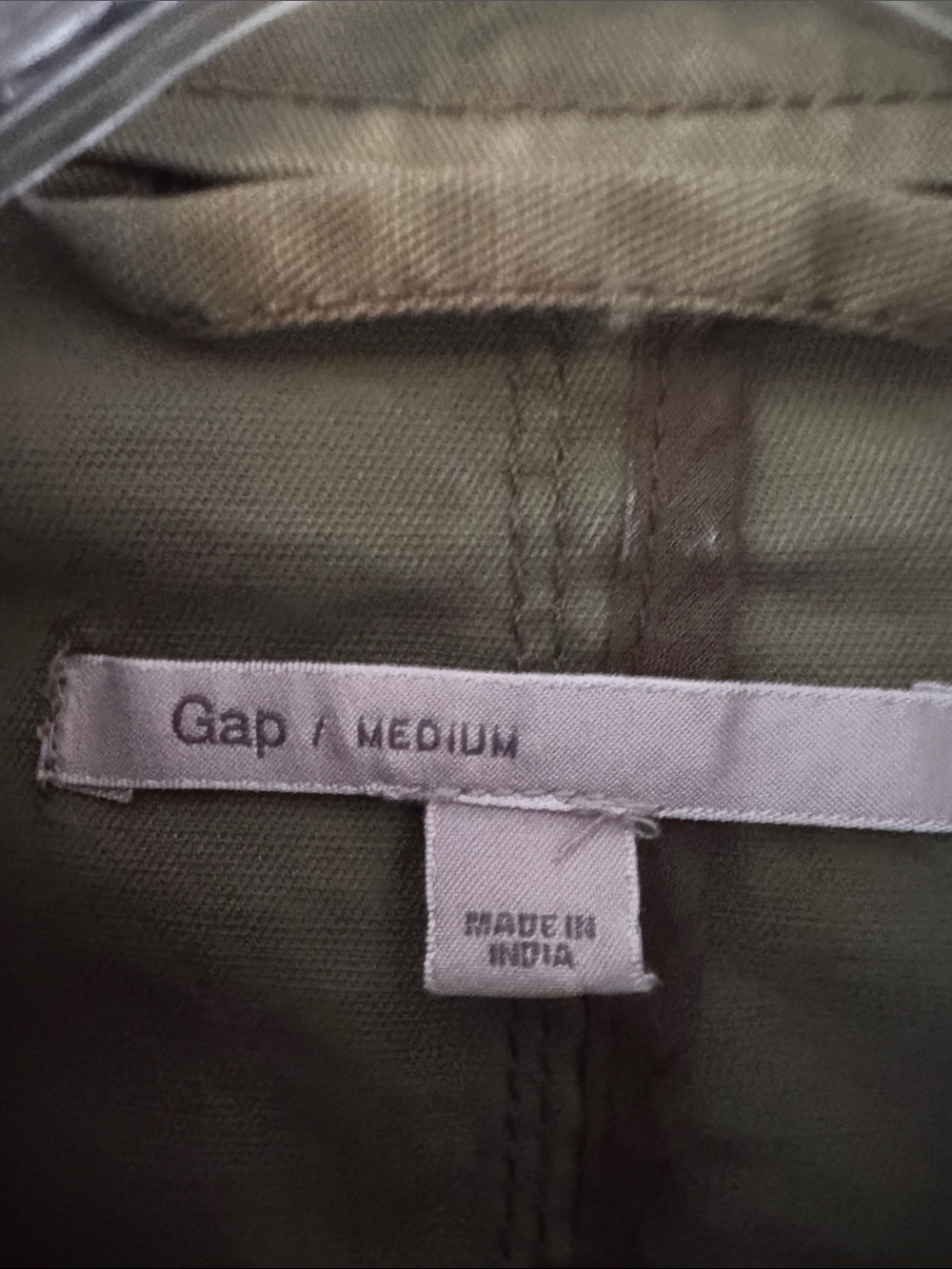Olive Utility Drawstring GAP Jacket - Picture 4 of 5